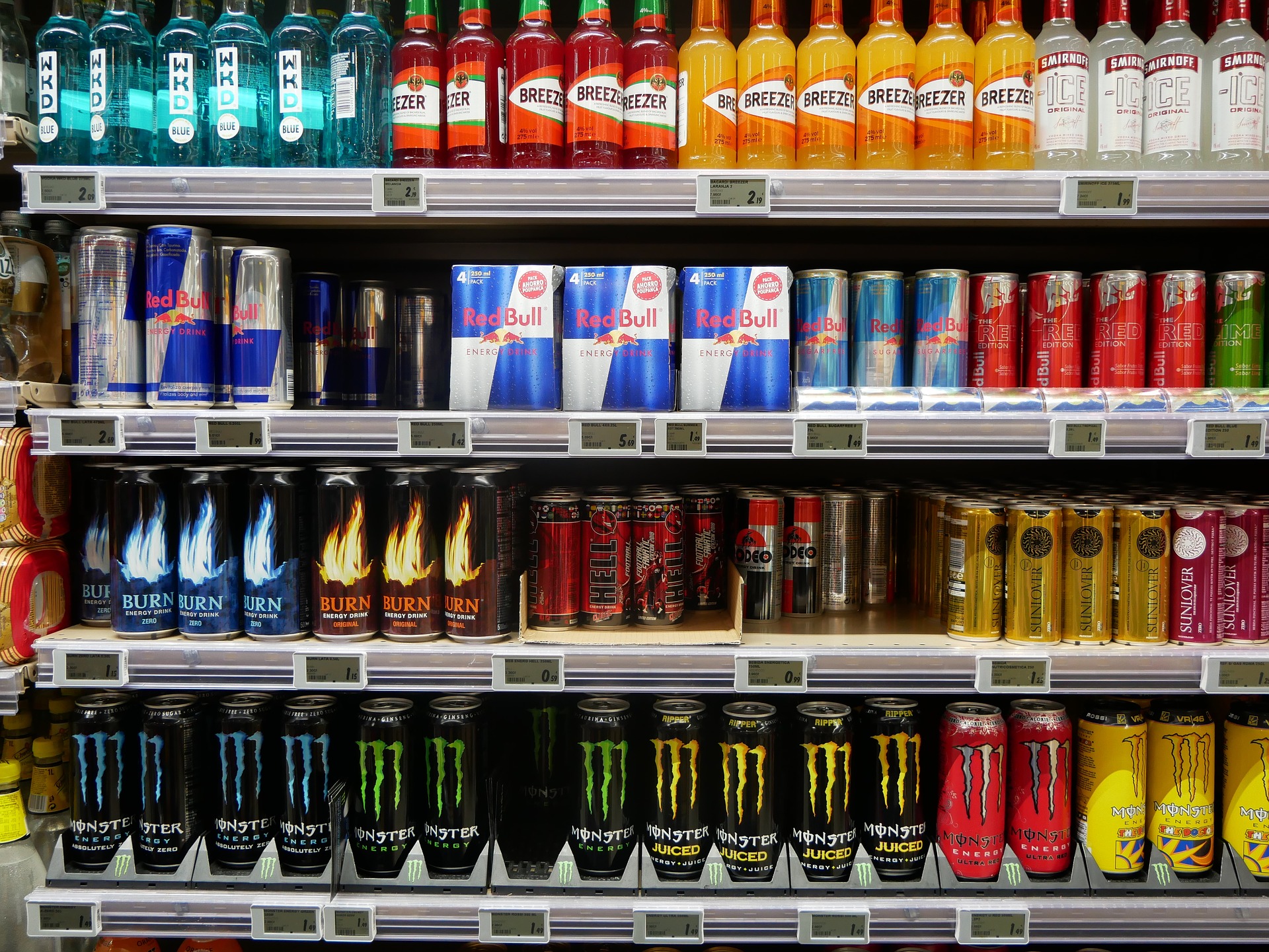 Negative effects of energy drinks